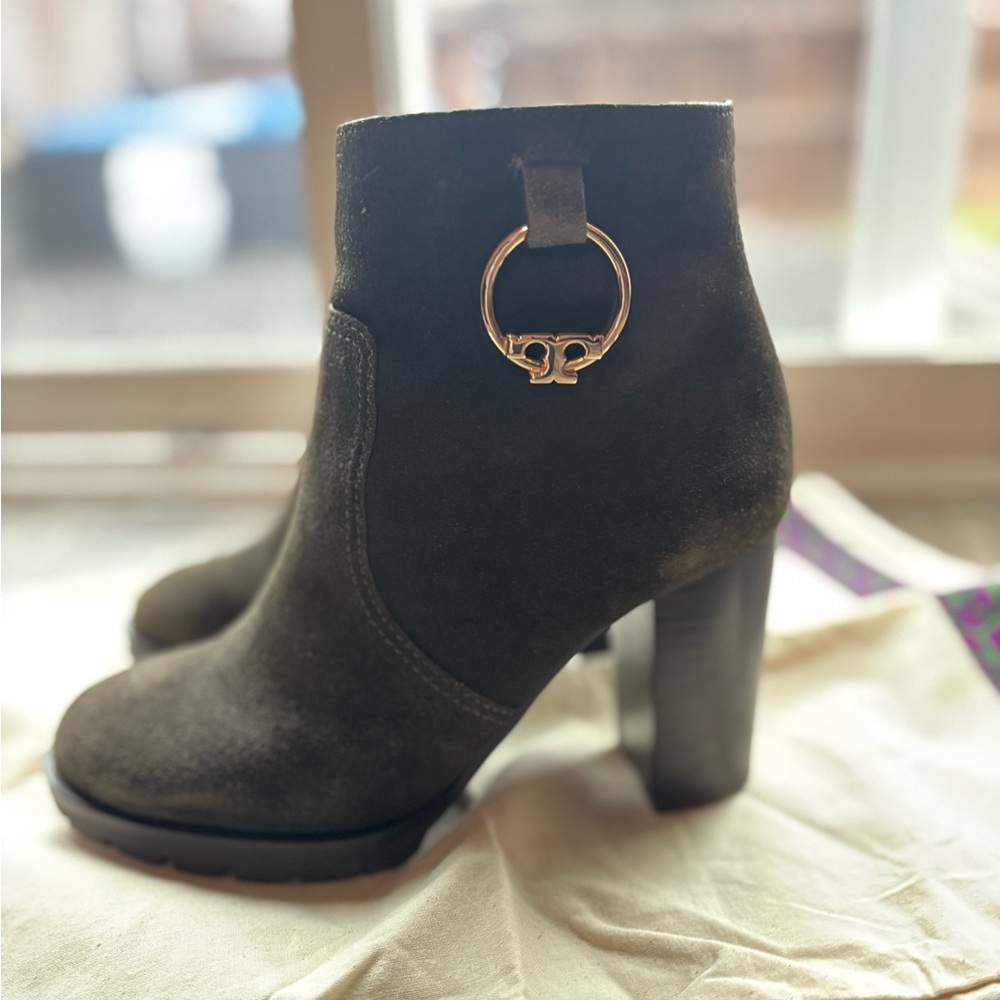 Tory Burch suede booties